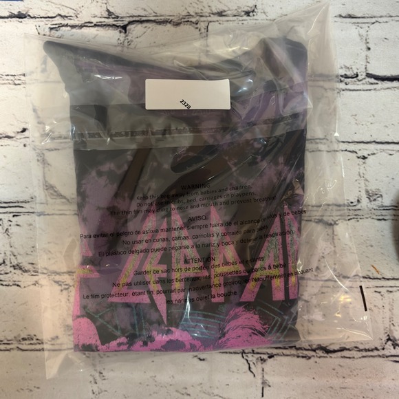 Def Leppard T-Shirt Adult S Animal Graphic Purple Tie-Dye Black Light Rock Band - Picture 8 of 8